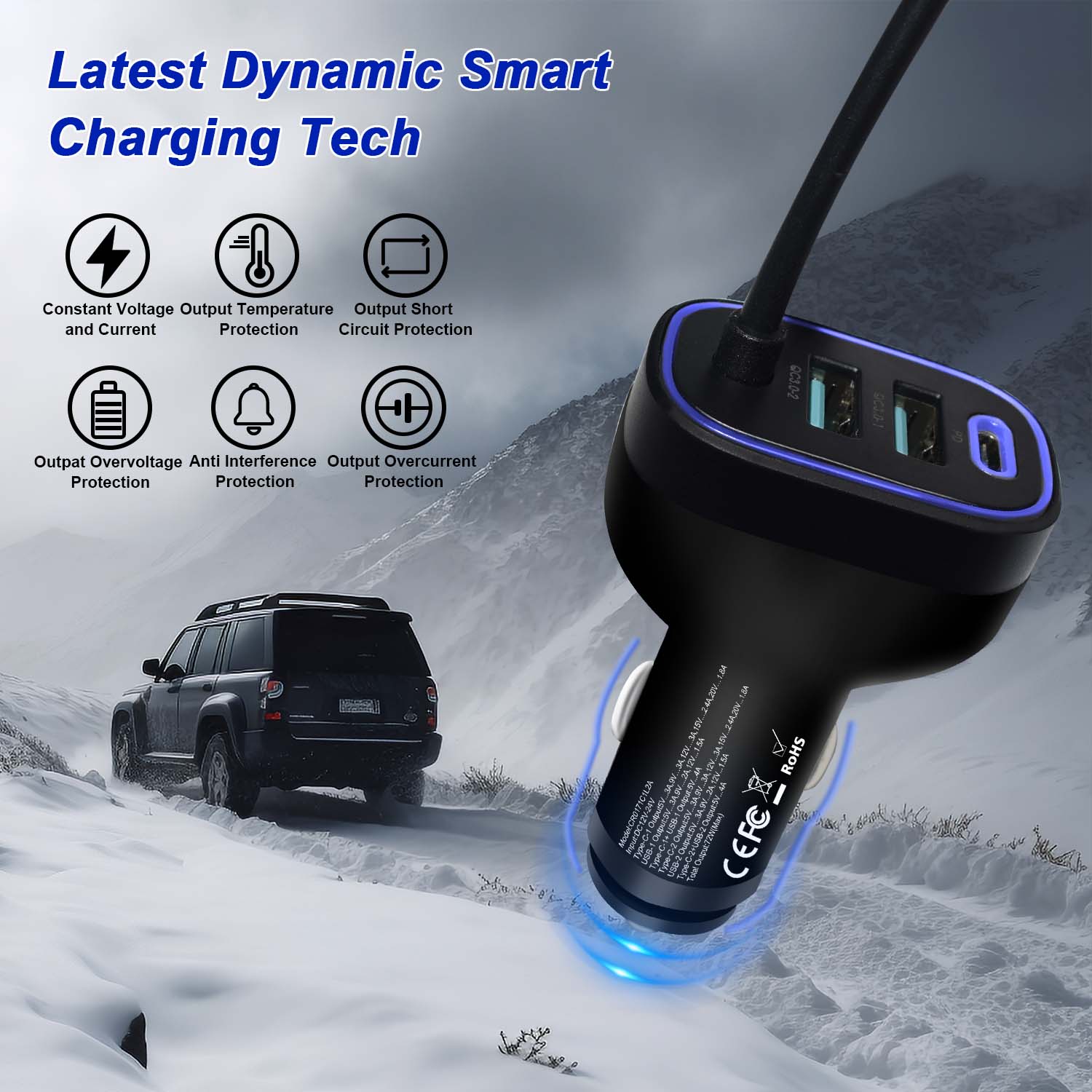 Smart Fast Charger 72W(VC 03)