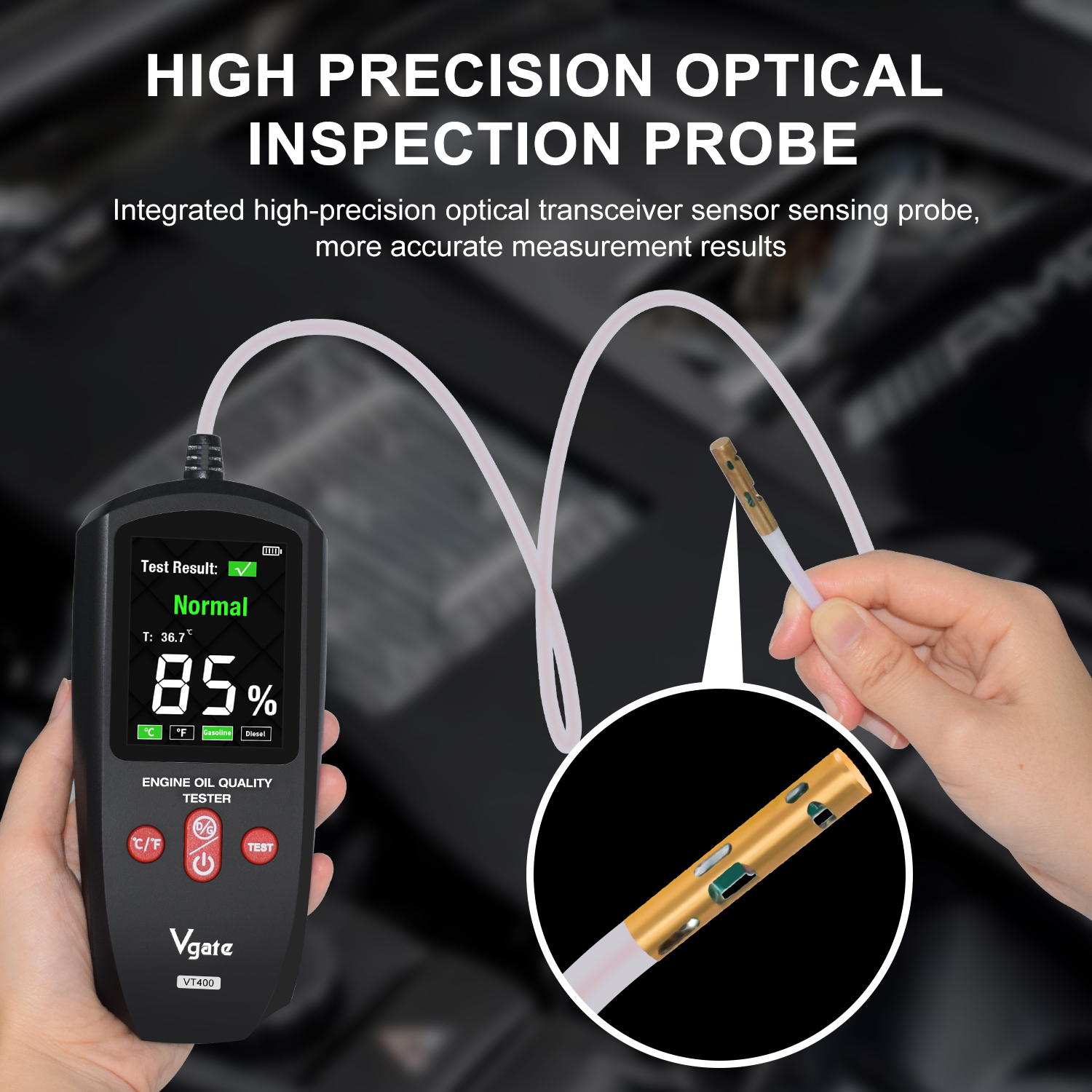 Engine Oil Quality Tester (VT400)