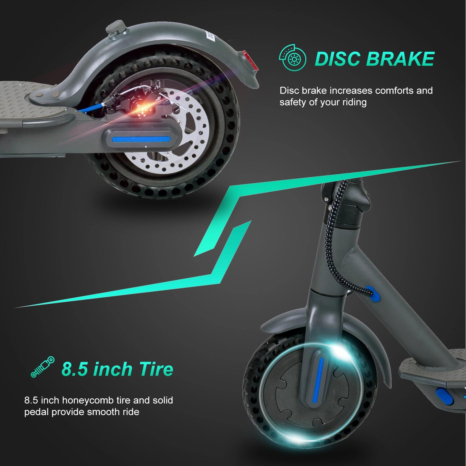 Sgate electric scooter F1 300W Powerful Motor Electric Scooter Foldable for Adults 30km